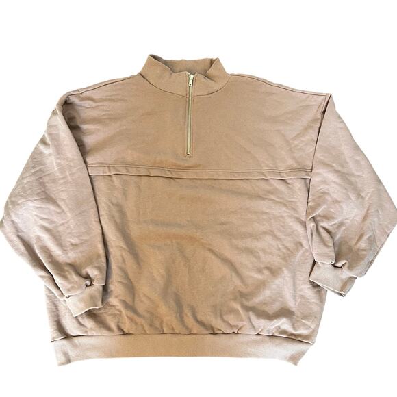 Boohoo Tan Sweatshirt & Sweatpants Set - Picture 2 of 8